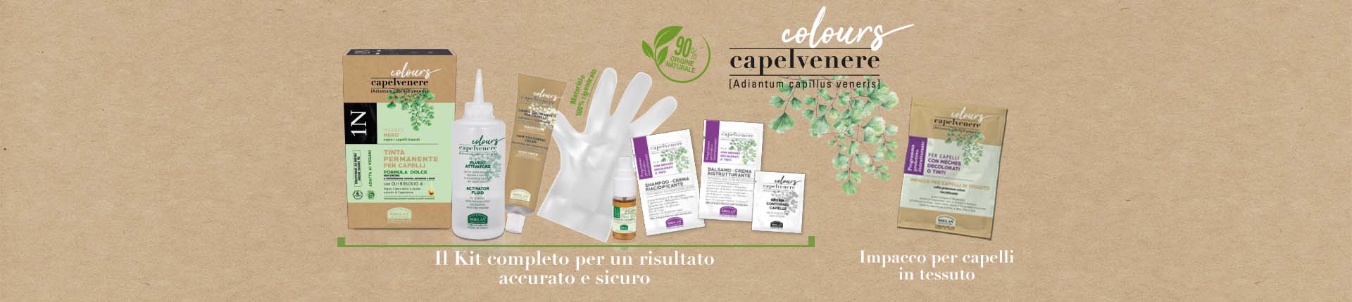 CAPELVENERE COLOURS - Permanent hair tint