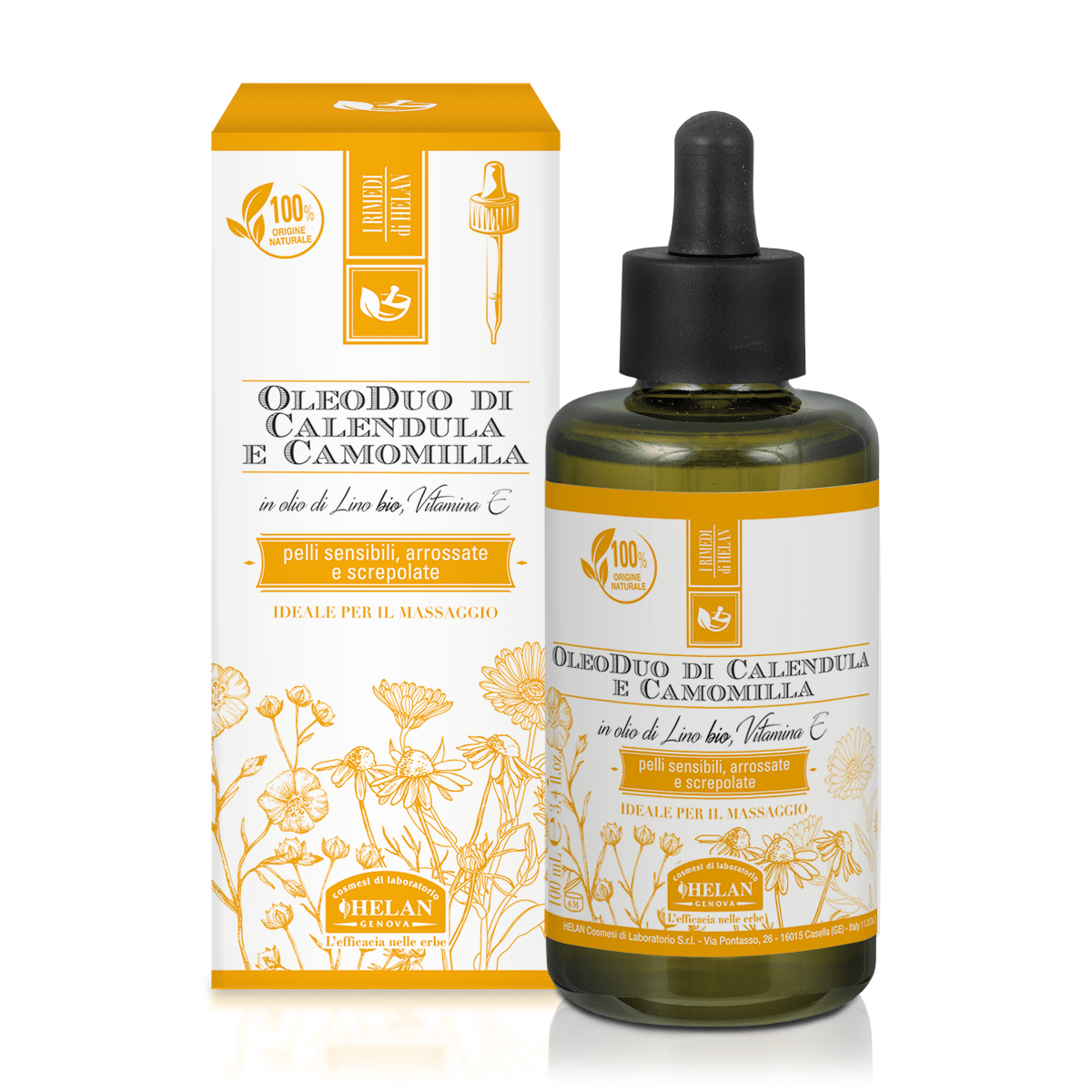 Olio di Calendula Naturale Al 100% - AROMA BANO: Il Benessere