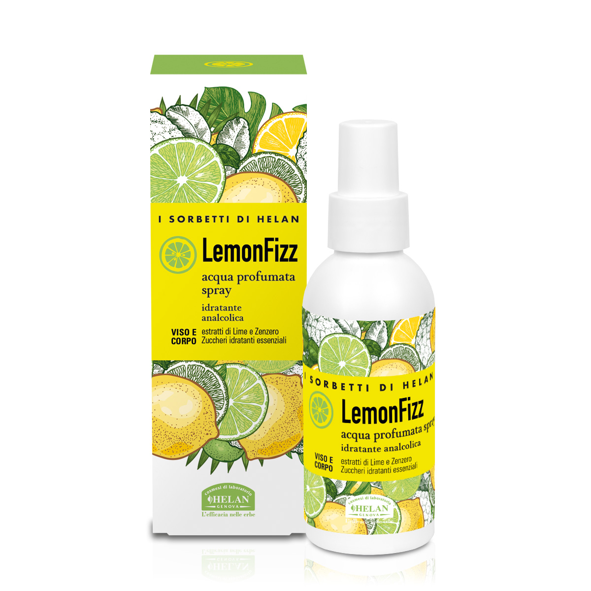 LemonFizz Acqua Profumata Spray Idratante Analcolica