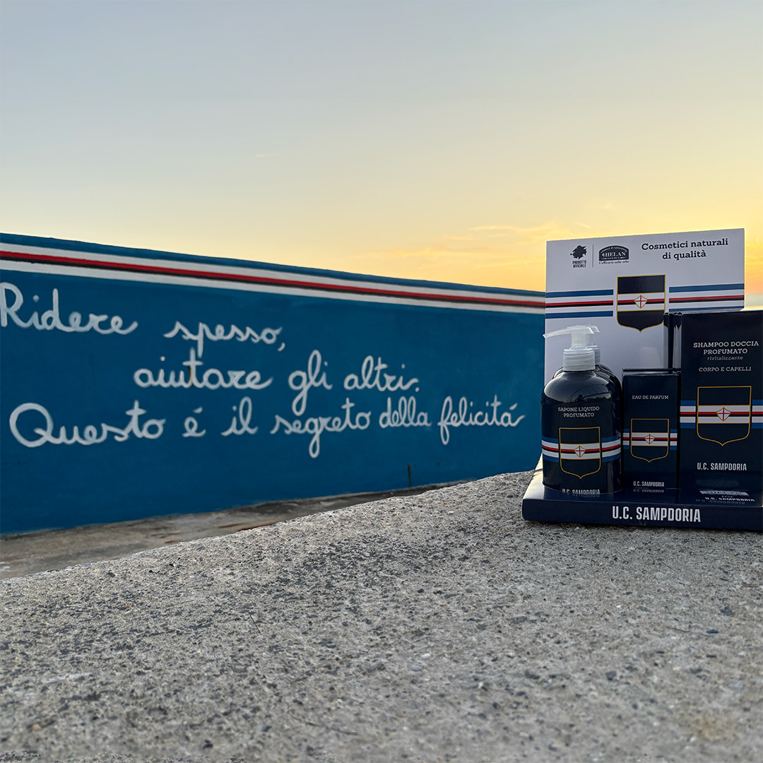 Nasce la linea cosmetica ufficiale U.C. Sampdoria firmata Helan